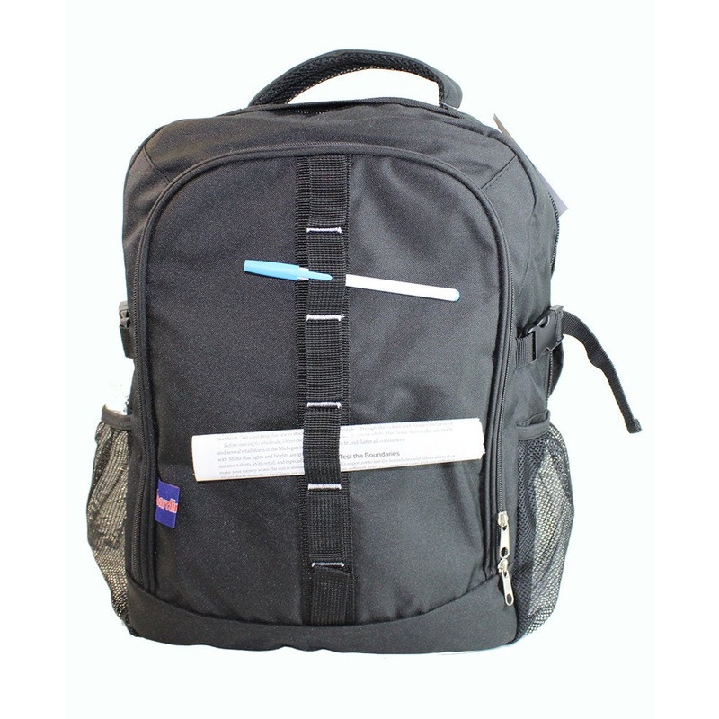 BoardingBlue Personal Item Laptop Backpack for America, Spirit, Frontier Airlines (Black) 2 Day Shipping
