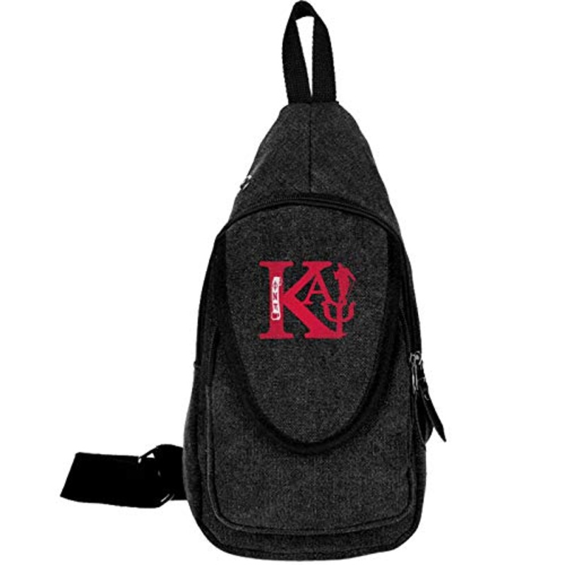 COCOCHILLA Ka-p_p_a 1911 KAP A_l-p-ha P_s-i Rucksack Crossbody Canvas Chest Pack Sling Bag Shoulder Backpack Messenger Bag for Hiking Or Multipurpose Casual Daypacks
