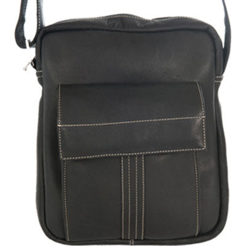 David King Deluxe Medium Leather Messenger