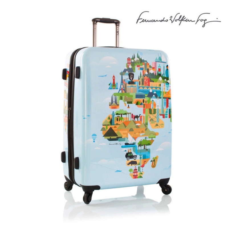Fernando By Heys Fvt World Map 30In Expandable Spinner