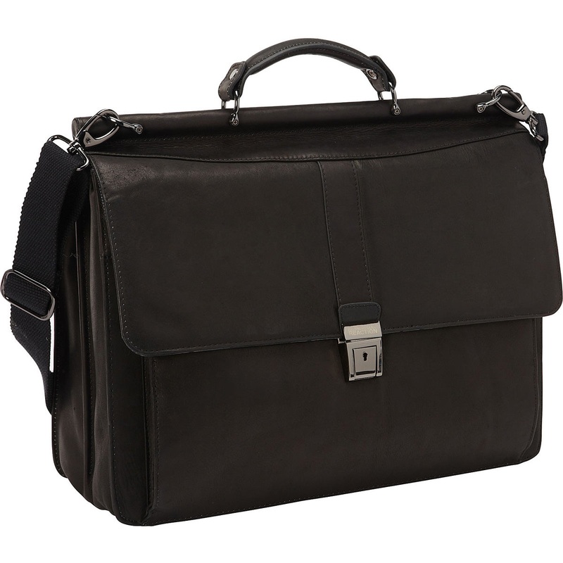 Kenneth Cole Reaction "Rod Light, Green Light" Double Gusset Dowel Rod Portfolio
