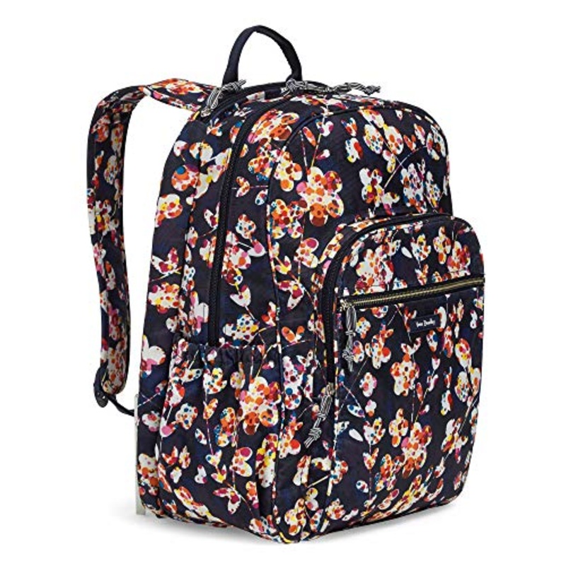 Vera Bradley Lighten Up Campus Tech Backpack (Cut Vines)