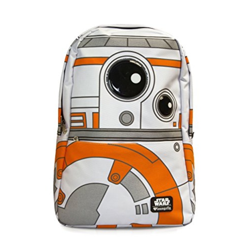 Loungefly Episode VII BB8 Backpack, White, 12" x 18"