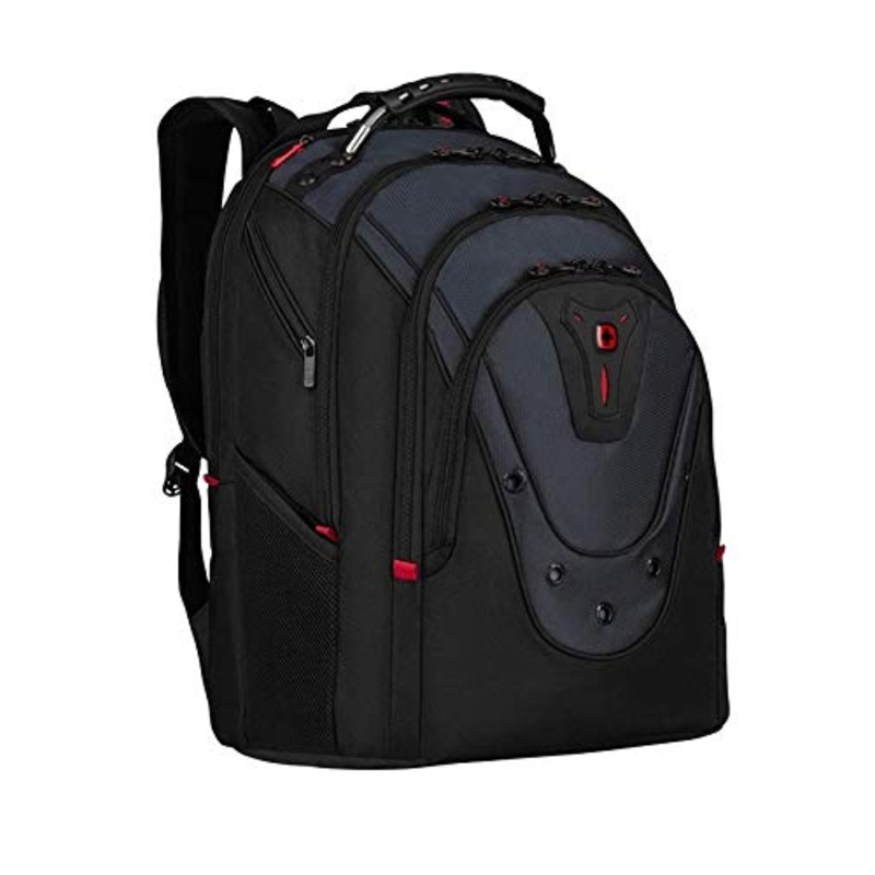 Swissgear Wenger Ibex 17" Laptop Deluxe Backpack With Tablet Pocket Black/Blue
