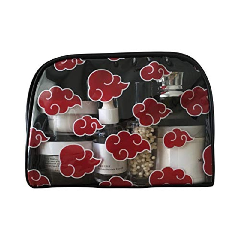 Creativity Extra-Large Cosmetic bag anime makeup cosmetic case,theme Akatsuki