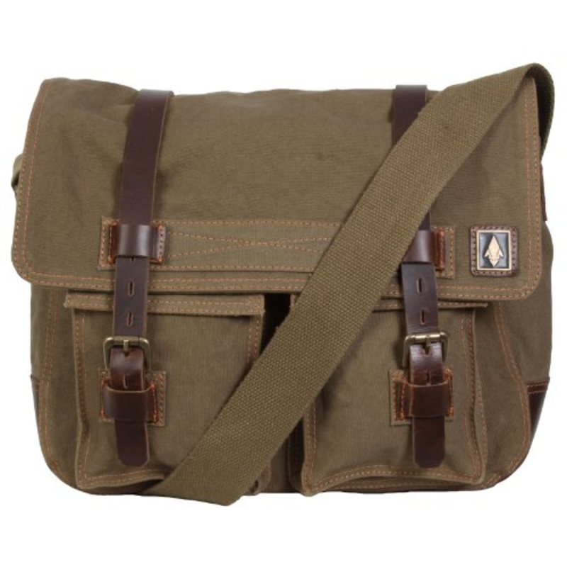 Damndog Haversack 16.5" Canvas Flapover Messenger Bag