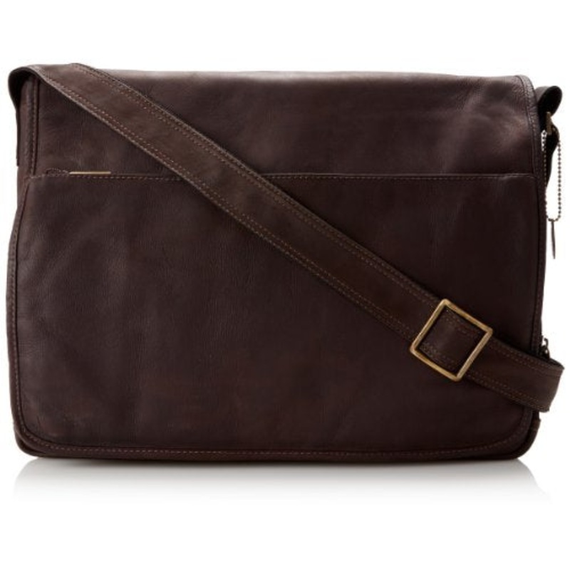 David King & Co. Laptop Messenger Bag, Cafe, One Size