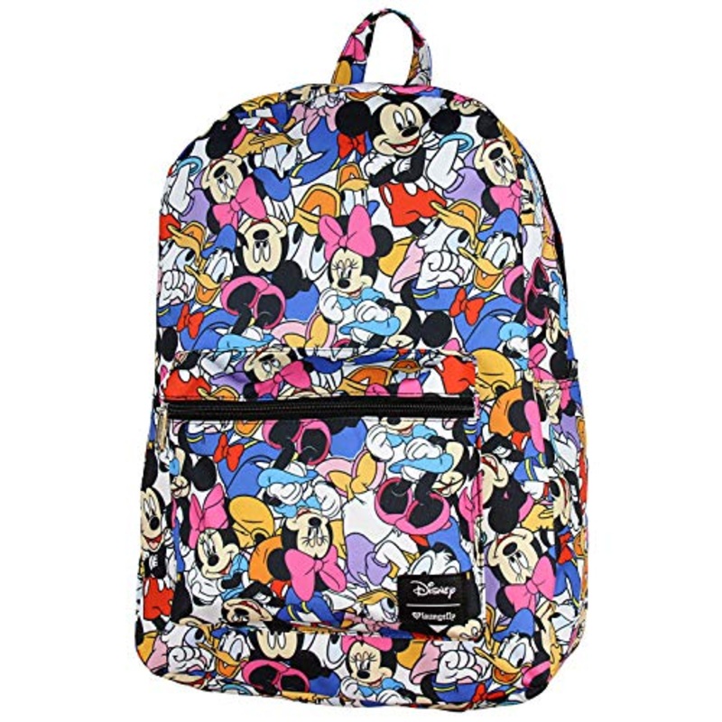 Disney Mickey Minnie Mouse Donald Duck Backpack Friends Print