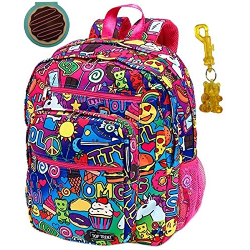 Emoji Cartoon Awesomesauce Large Backpack, Notepad & Keychain Multi-Pack