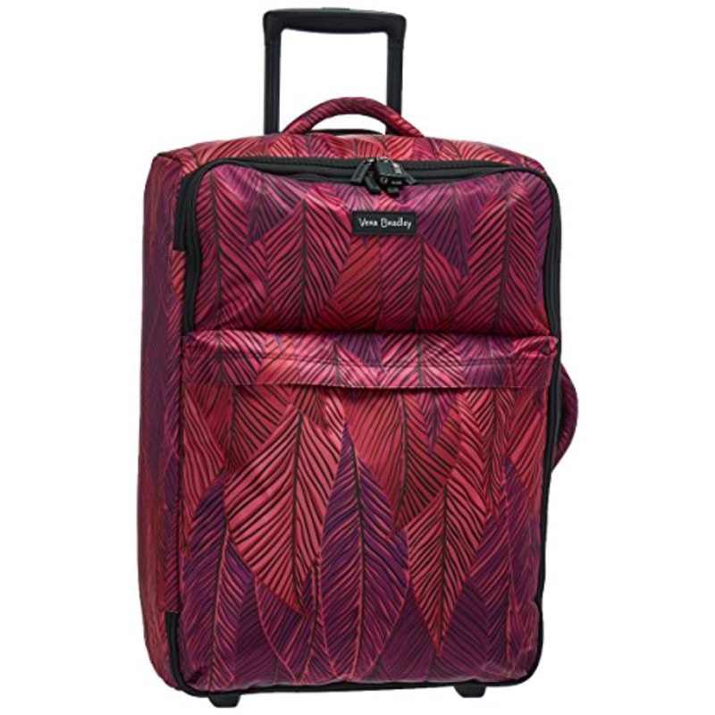 Vera Bradley Women'S Large Foldable Roller, Banana Leaves Fuchsia