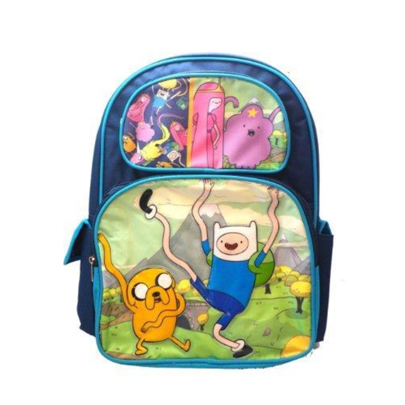 Adventure Time Finn Jake Lady Rainicorn Lumpy Backpack Bag Tote Purse 16" New