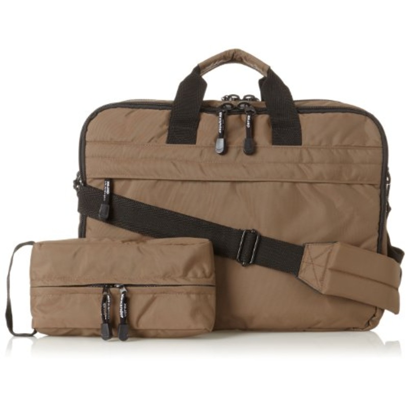 Derek Alexander Top Zip Computer Briefcase, Taupe, One Size