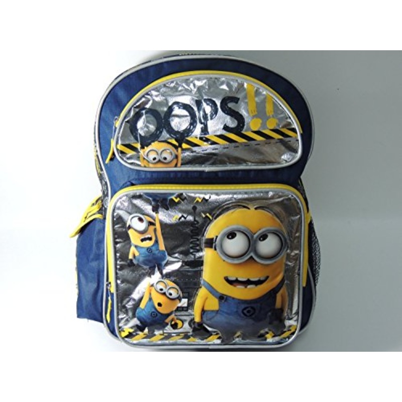 Despicable Me 2 Minions Large School Backpack 16" Book Bag - Oops!