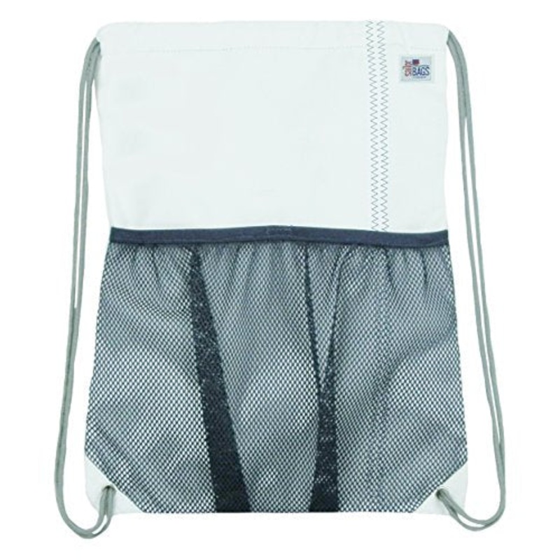 Sailor Bags Drawstring Bag, One Size, White/Blue