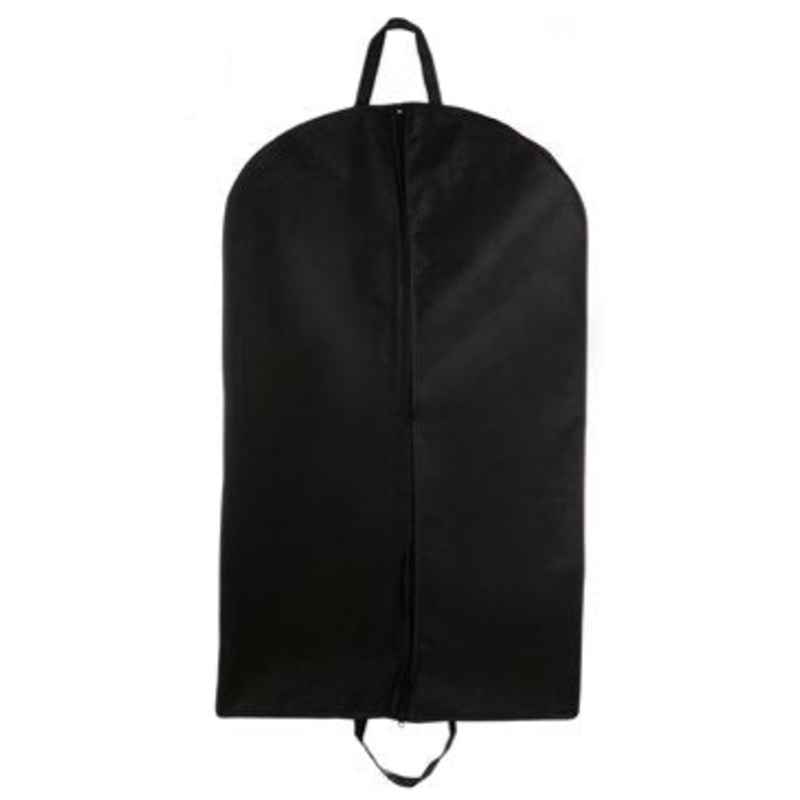 Tuva Breathable Suit/Dress/Uniform Garment Bag, 45" With Handles, Black