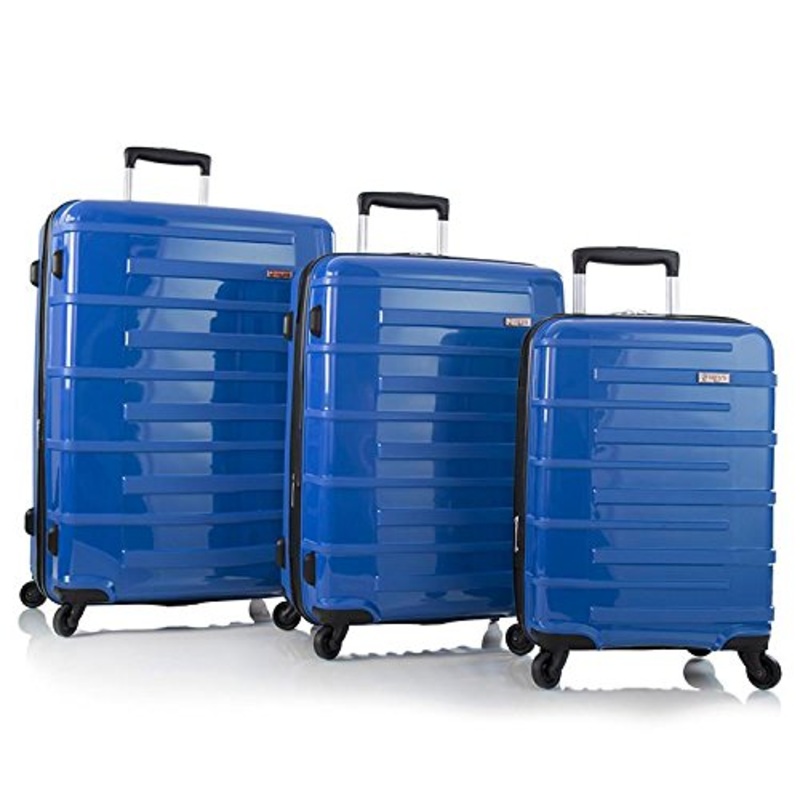 Heys America Helios 3-Piece Hardside Spinner Set Blue
