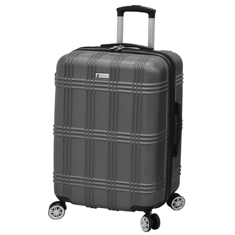 London Fog Kingsbury 25" Expandable Hardside Spinner, Titanium