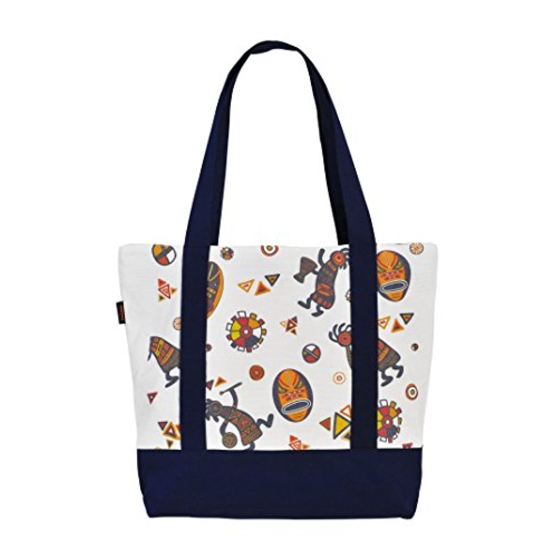 Vietsbay'S Women African Dancing Musiciansprint Heavyweight Canvas Handbags