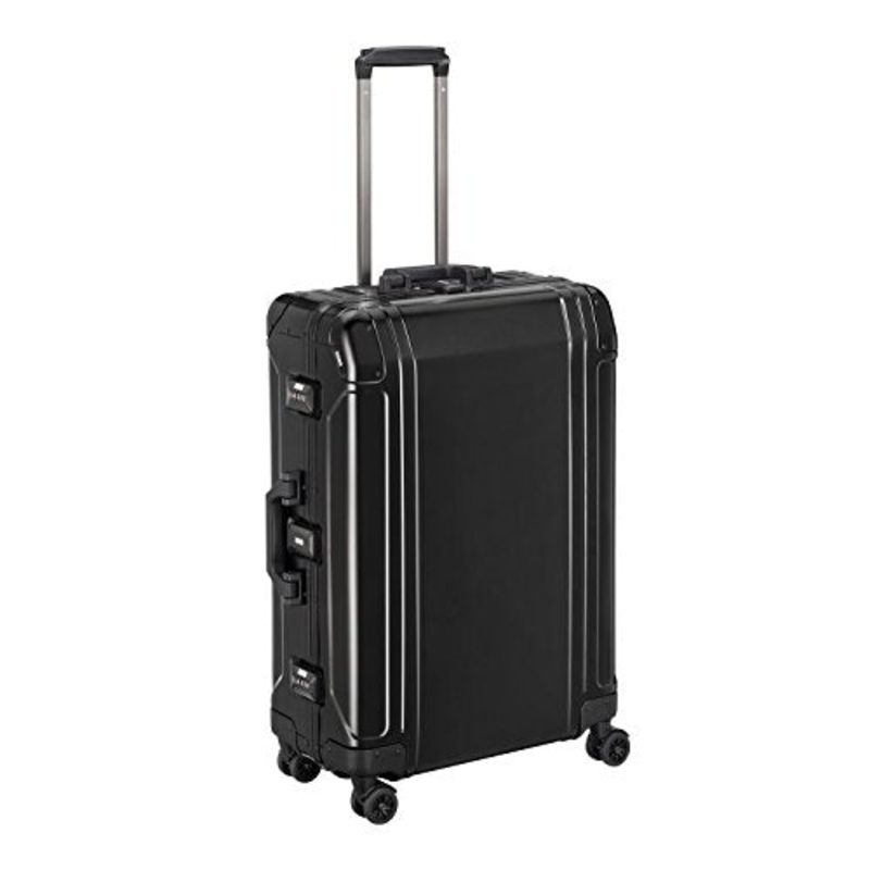 Zero Halliburton Geo Aluminum 3.0 26" 4 Wheel Spinner Travel Case Zrg2526 (Black)