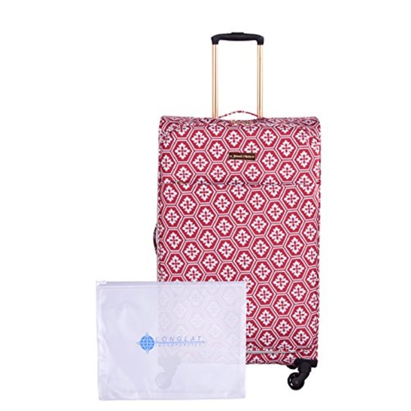 Jenni Chan Adra 2-Piece Set 28" Upright Spinner + 311 Bag, Red