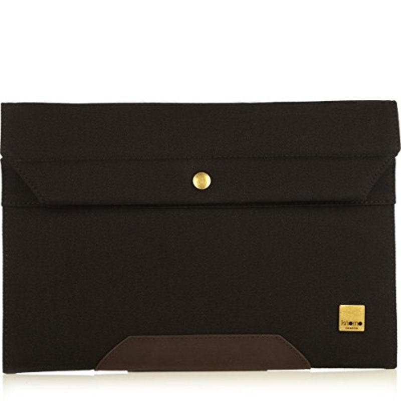 Knomo Balham Surface Envelope Black Canvas