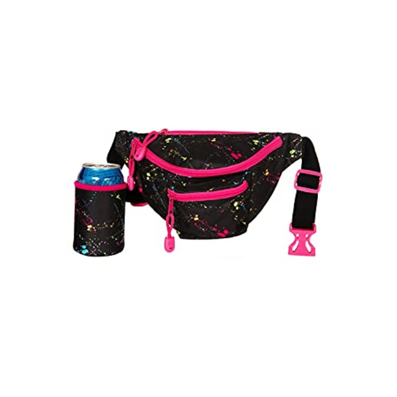 Neon Nightcrawl Fanny Pack with Drink Holder