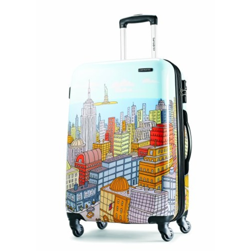 Samsonite Nyc Cityscapes Spinner 24, Blue Print, One Size