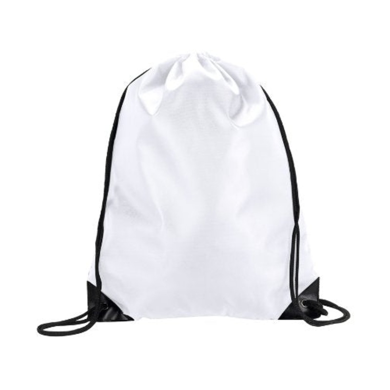 Ultra Club 8886  Value Drawstring Pack - One - White