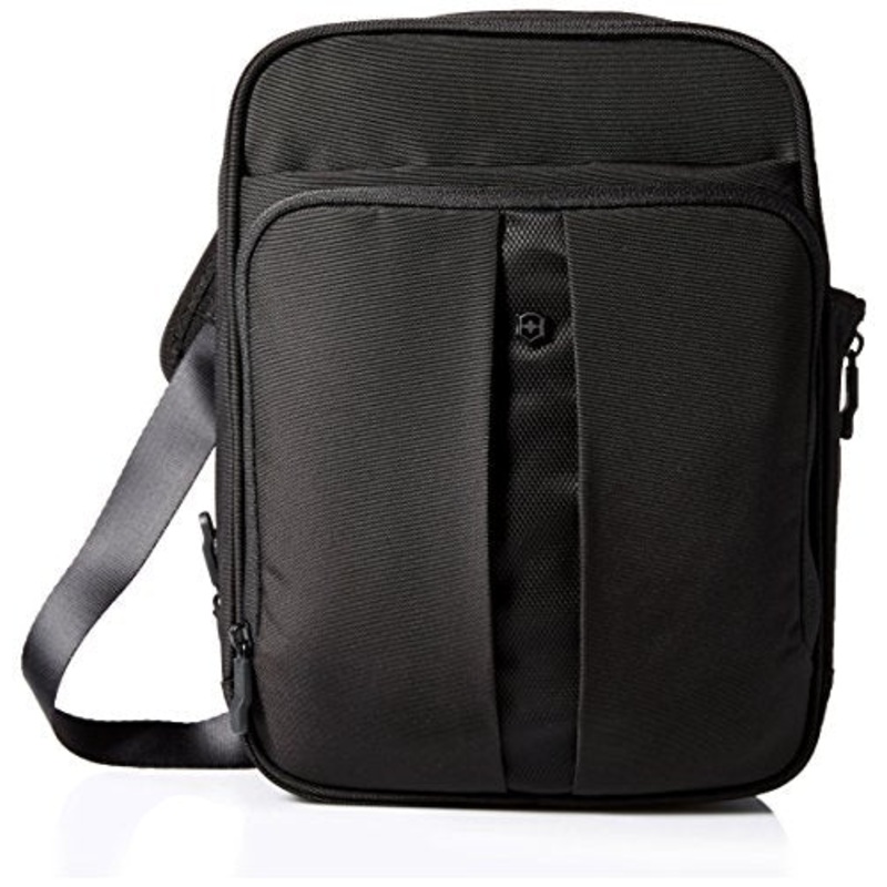 Victorinox Flex Pack 3-Way-Carry Mini Backpack, Black/Black Logo