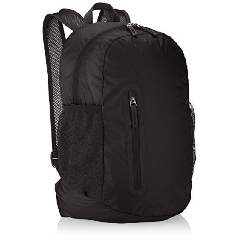 Amazonbasics Ultralight Packable Day Pack - Black, 25L
