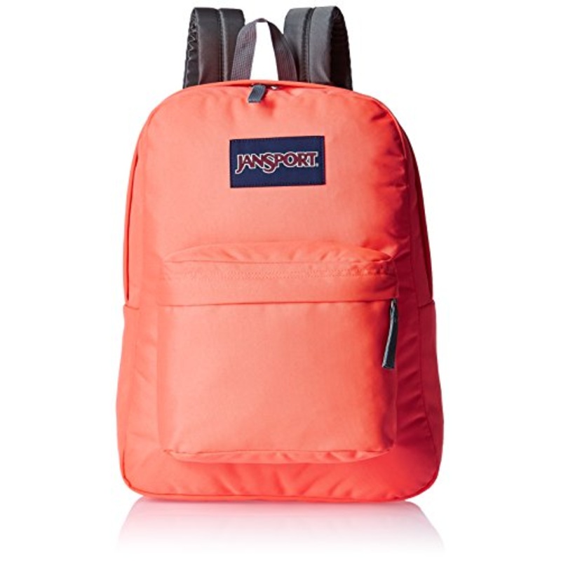 Jansport Superbreak Backpack- Discontinued Colors (Tahitian Orange)