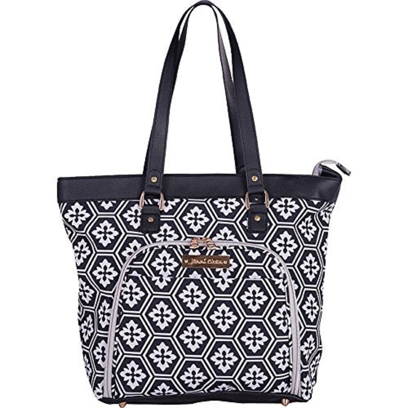 Jenni Chan Aria Snow Flake 18" Computer Tote (Black)