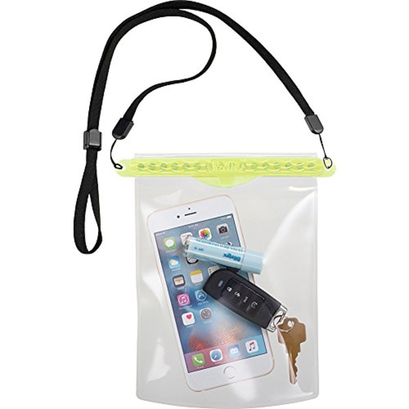 Lewis N. Clark Waterseals Magnetic Self-Sealing Waterproof Pouch, Phablet, Yellow