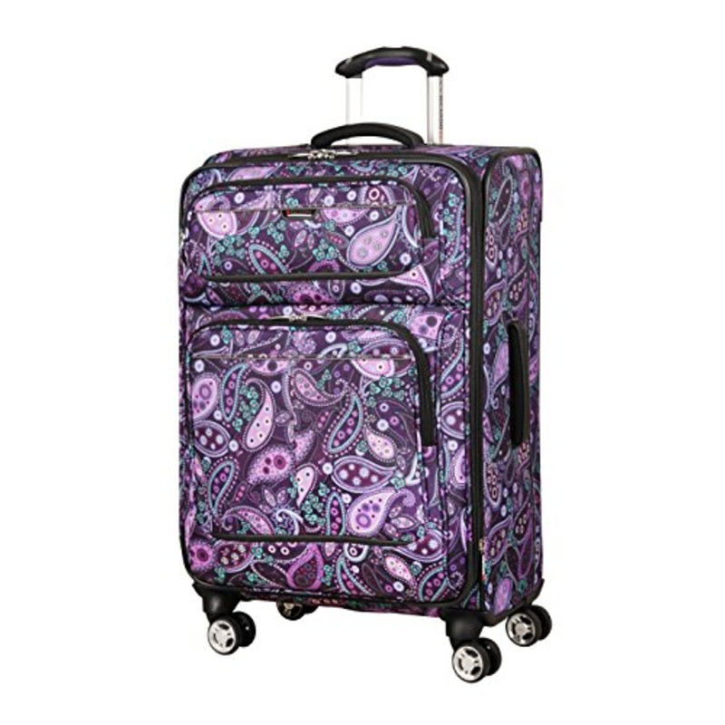 Ricardo Beverly Hills Mar Vista 24-Inch 4 Wheel Expandable Upright, Purple Paisley, One Size