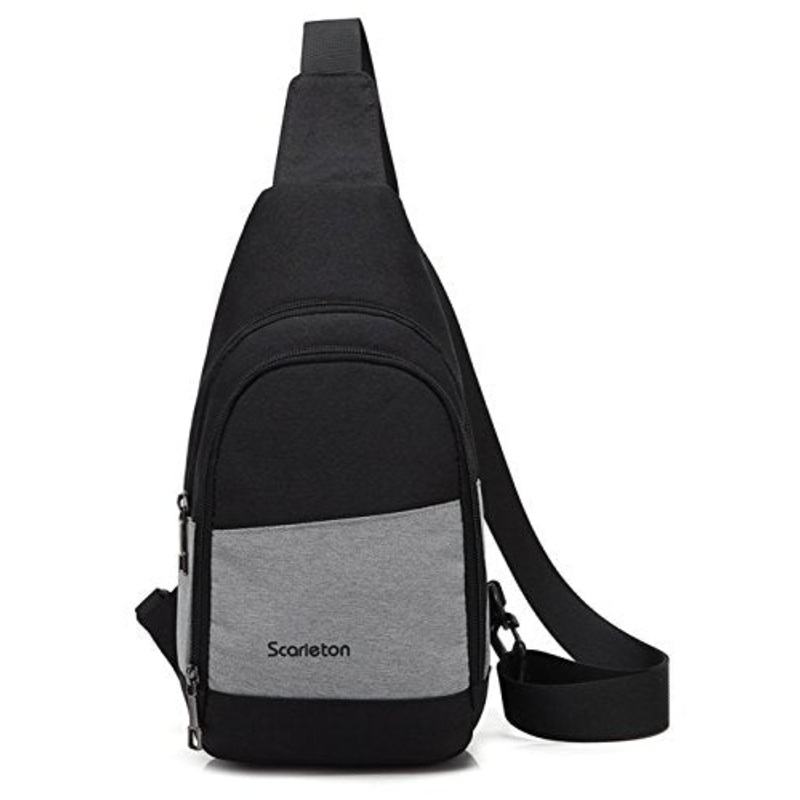 Scarleton Classic Sling Bag H20540103 - Black/Grey