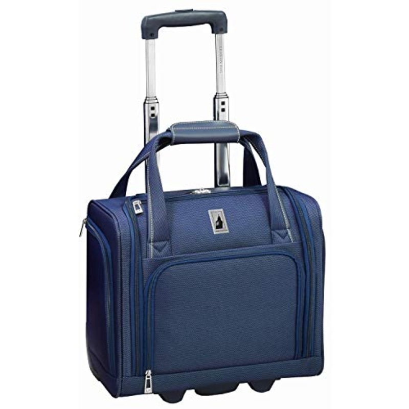 London Fog Knightsbridge II 15" 2-Wheel Under The Seat Bag, Sapphire
