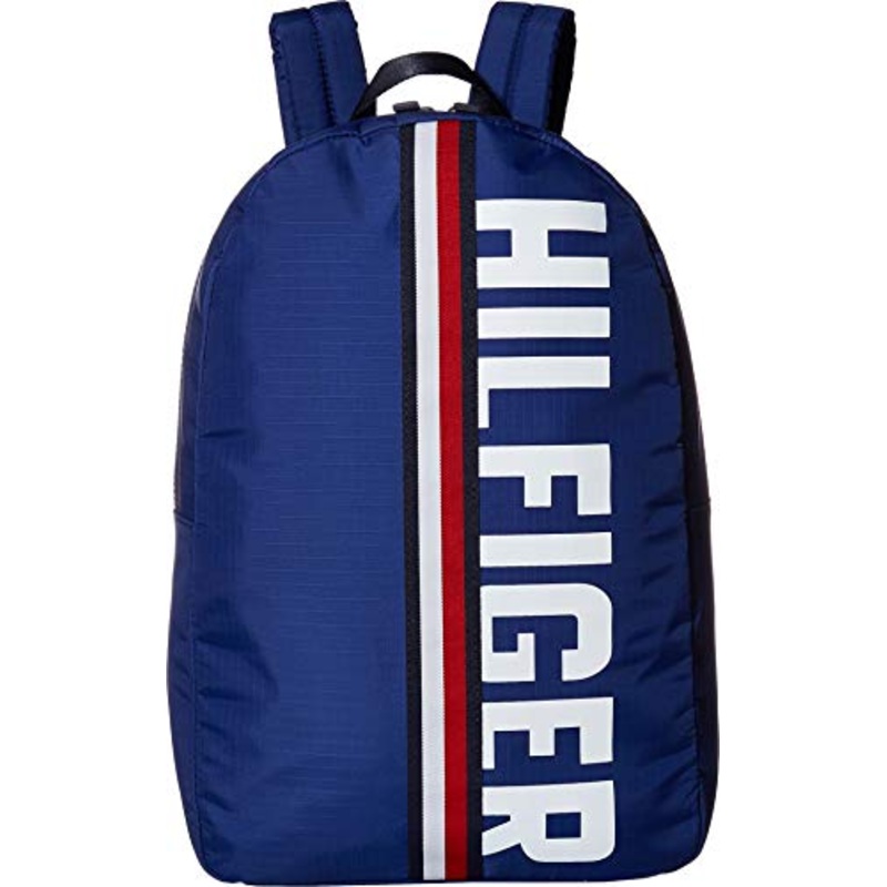 Tommy Hilfiger Men's Knox Hilfiger Rip Stop Nylon Backpack Cobalt One Size