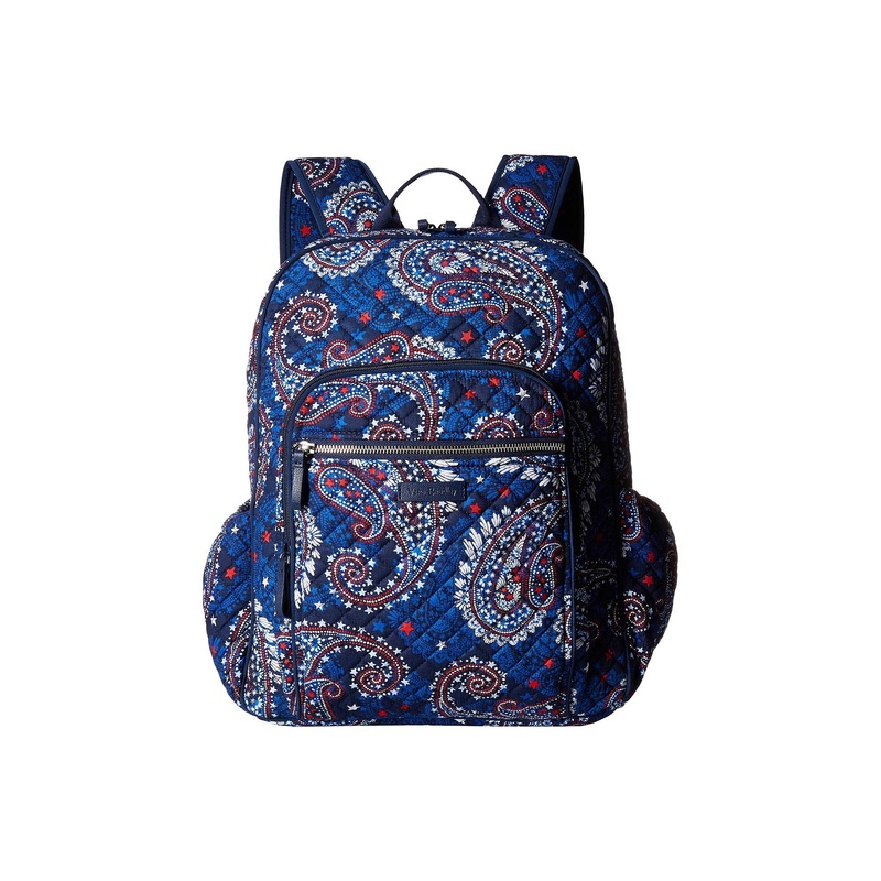 Vera Bradley Iconic Campus Backpack in Fireworks Paisley, Signature Cotton