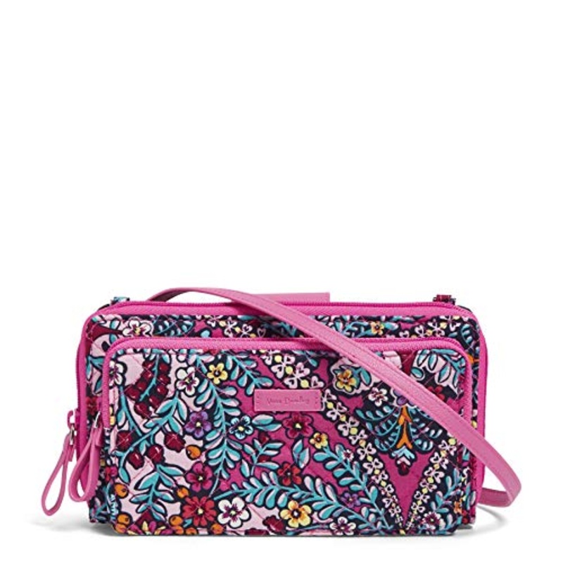 Vera Bradley Iconic Deluxe All Together Crossbody, Signature Cotton, Kaleidoscope