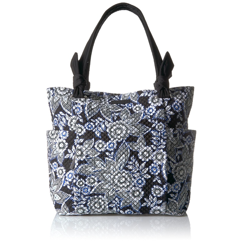 Vera Bradley Signature Cotton Hadley Tote, Snow Lotus