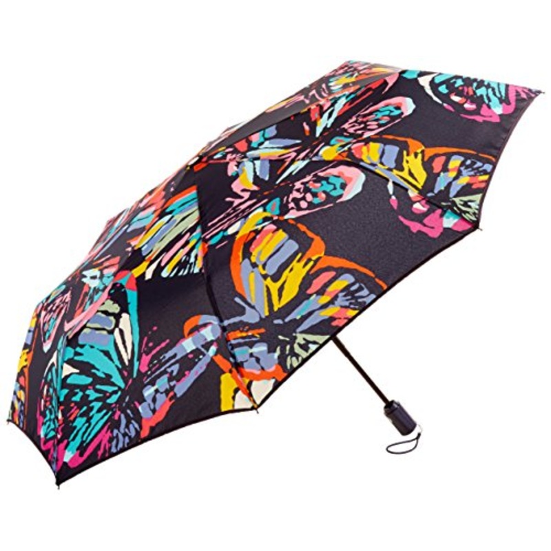 Vera Bradley Umbrella, Polyester, Butterfly Flutter, Flutt