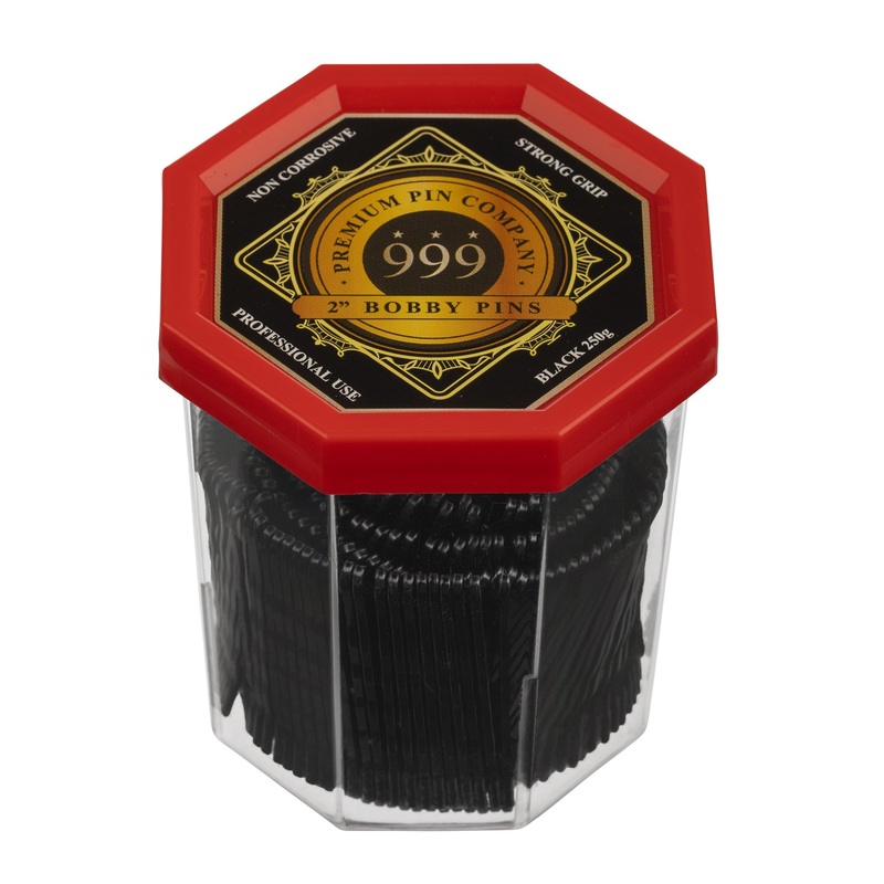 999 Bobby Pins 250g Tub 2" Black