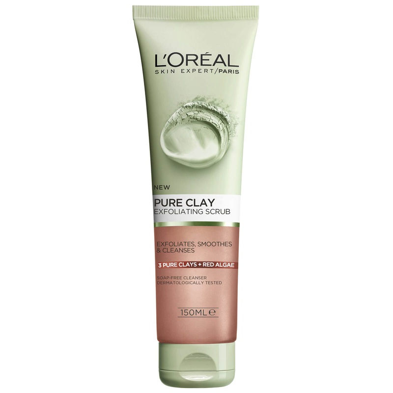 L'Oral Paris Pure Clay Red Algae Exfoliating Scrub 150ml