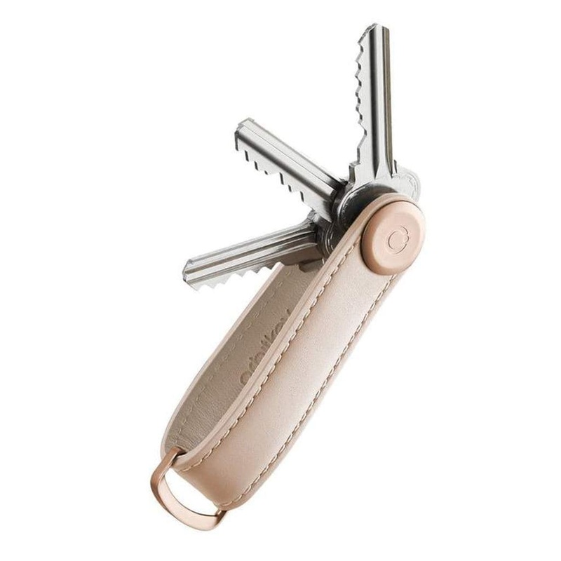 Orbitkey Leather 2.0 Key Organiser Blush/Blush