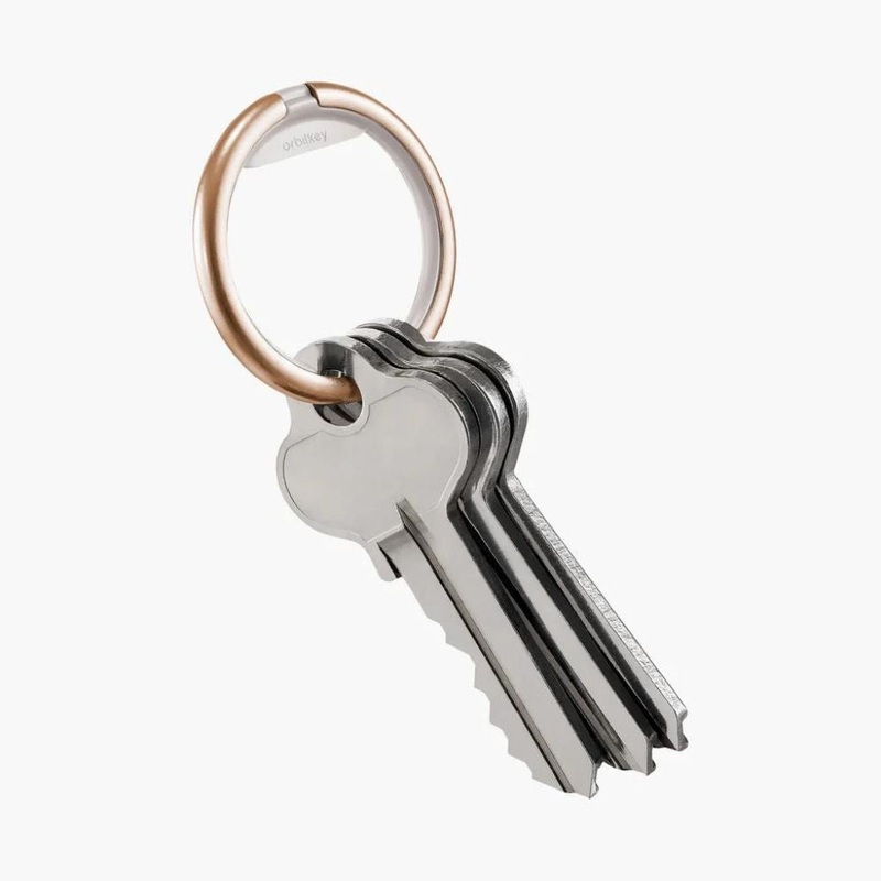 Orbitkey Ring - Holds upto 10 Keys - Rose Gold