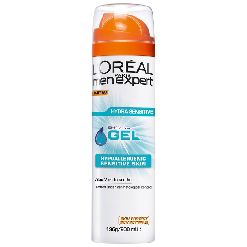 L'Oral Paris Men Expert Hydra Sensitive Shaving Gel 200ml