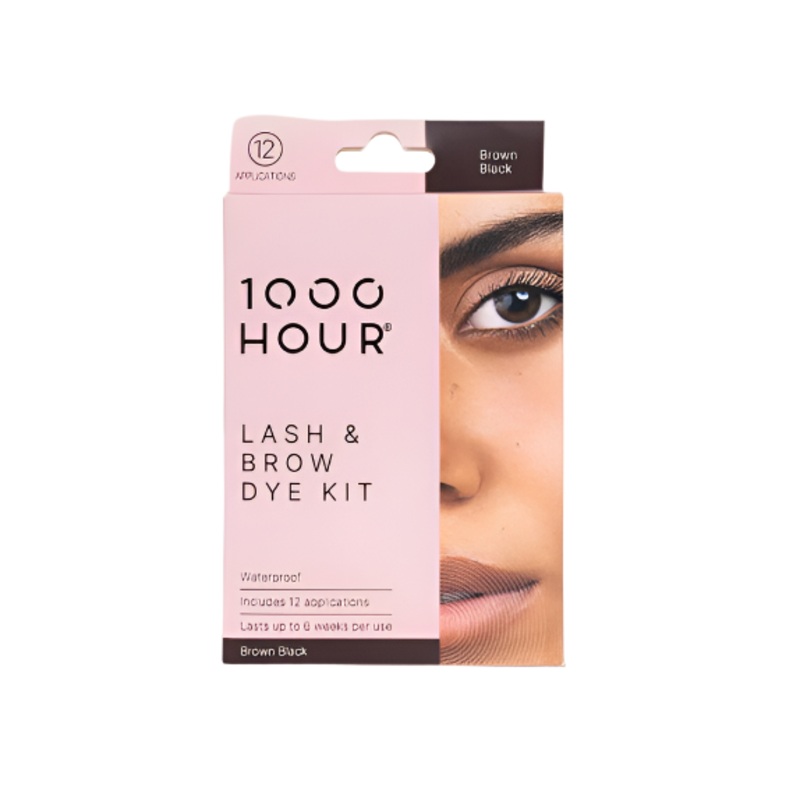 1000 Hour Eyelash & Brow Dye Kit - Brown Black
