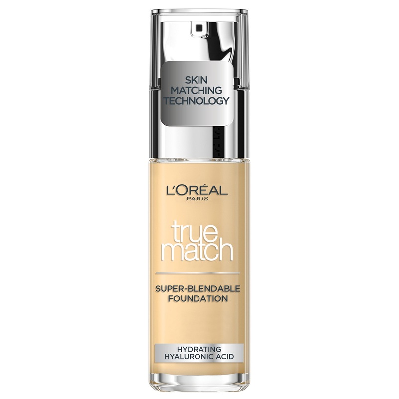 L'Oral Paris True Match Liquid Foundation with SPF and Hyaluronic Acid 30ml (Various Shades)