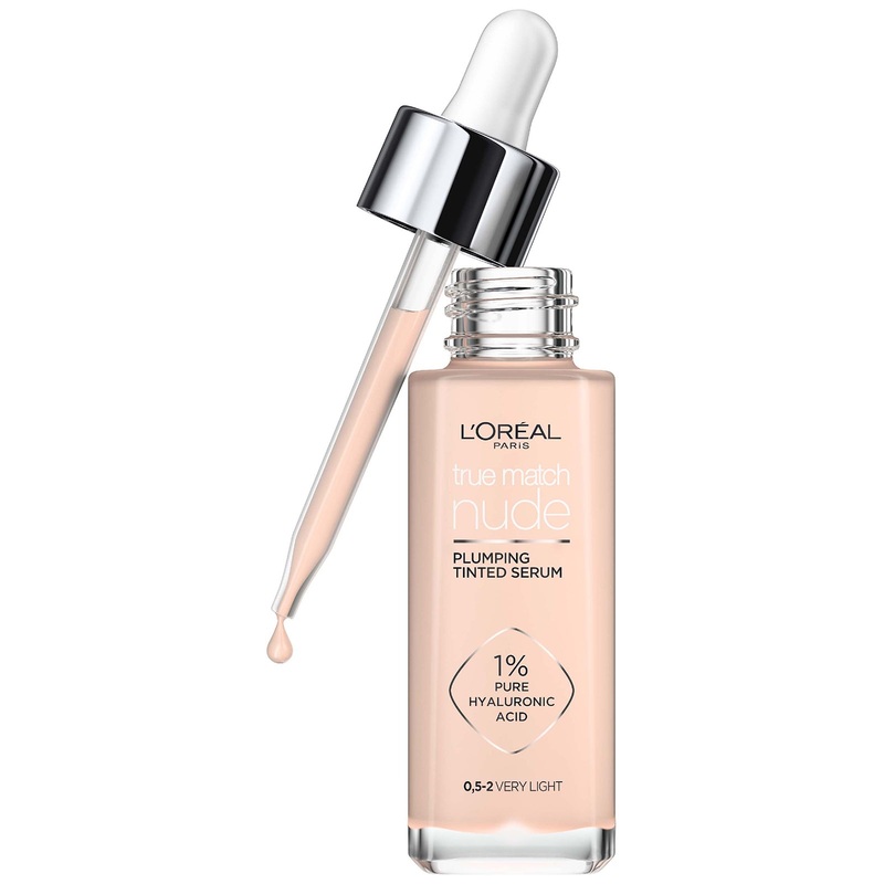 L'Oral Paris True Match Nude Plumping Tinted Serum (Various Shades)