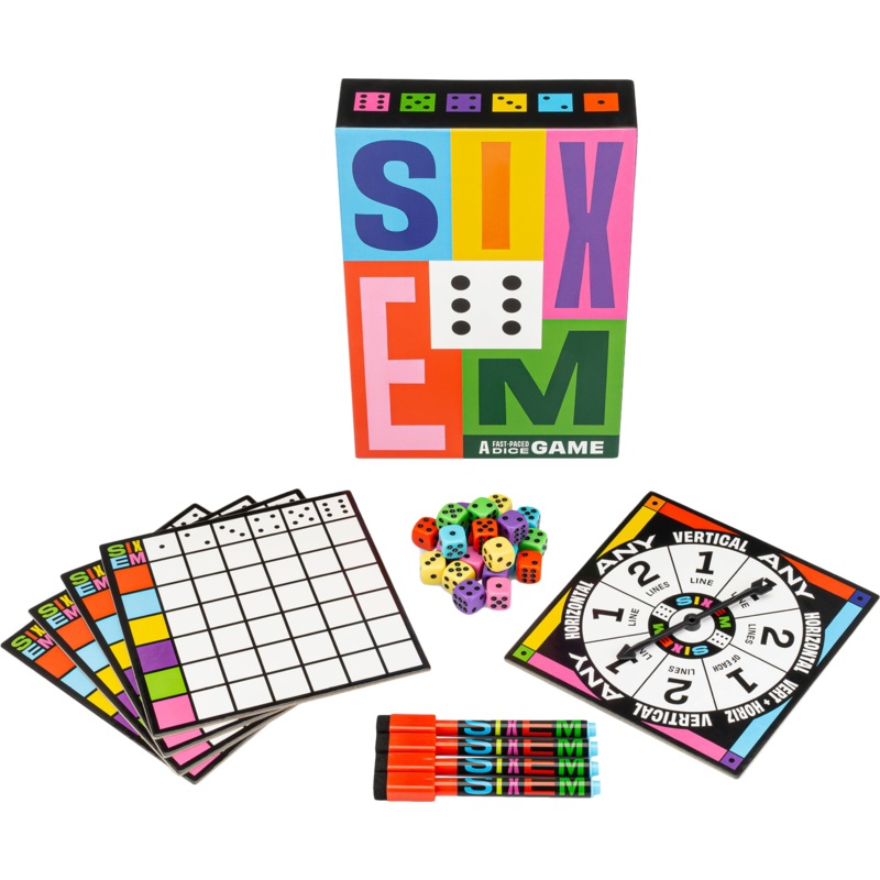 Hootenanny Games Sixem Dice Game 2206